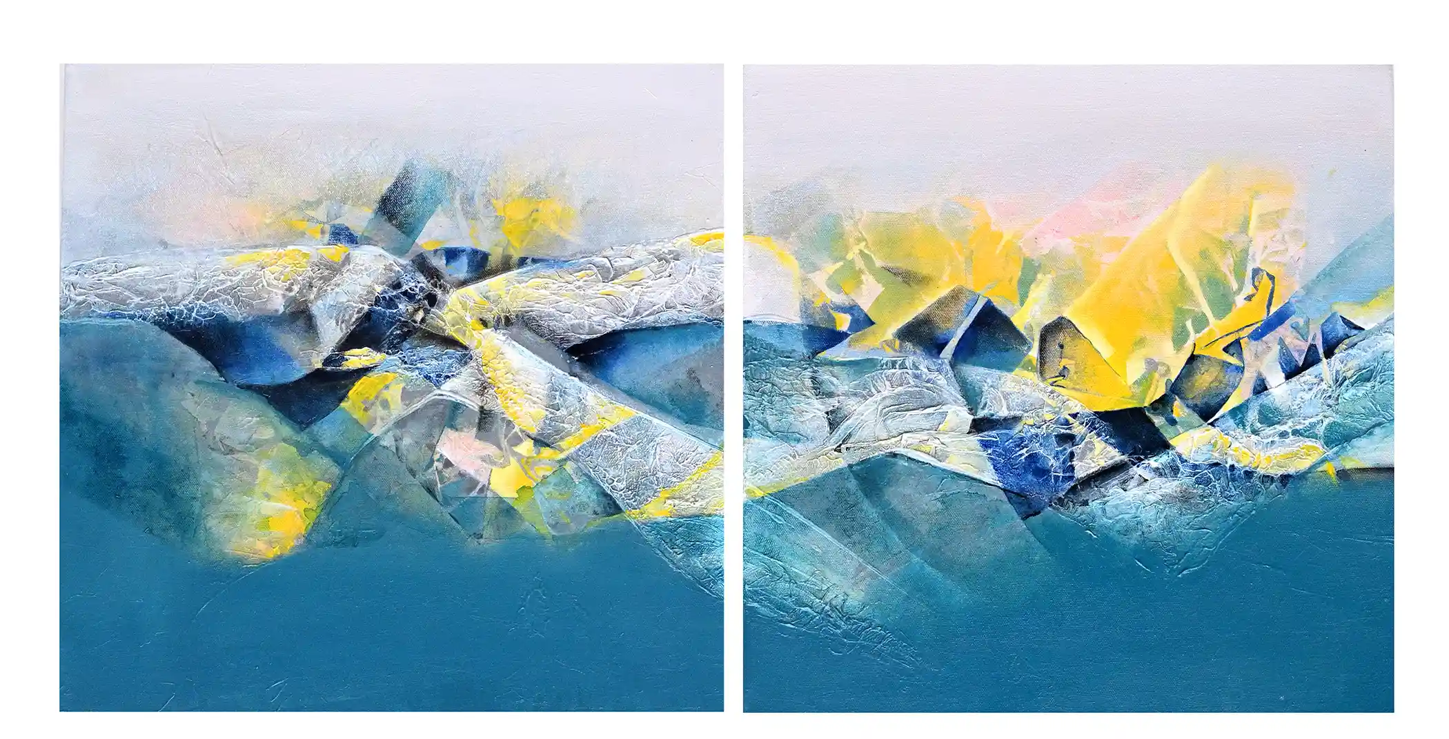 Light play on mejestic mountains